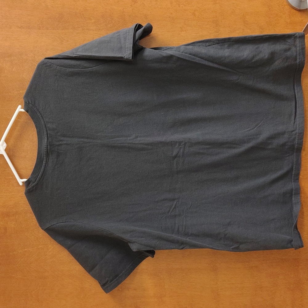 Adidas Women's Charcoal Tee with Starry Gold Logo - Picture 6 of 6